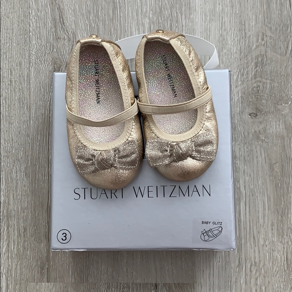 Stuart Weitzman baby slip on shoes